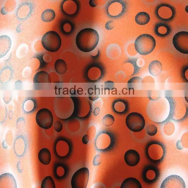 hot sale glitter fabric bubble leather 100% polyurethane leather synthetic leather