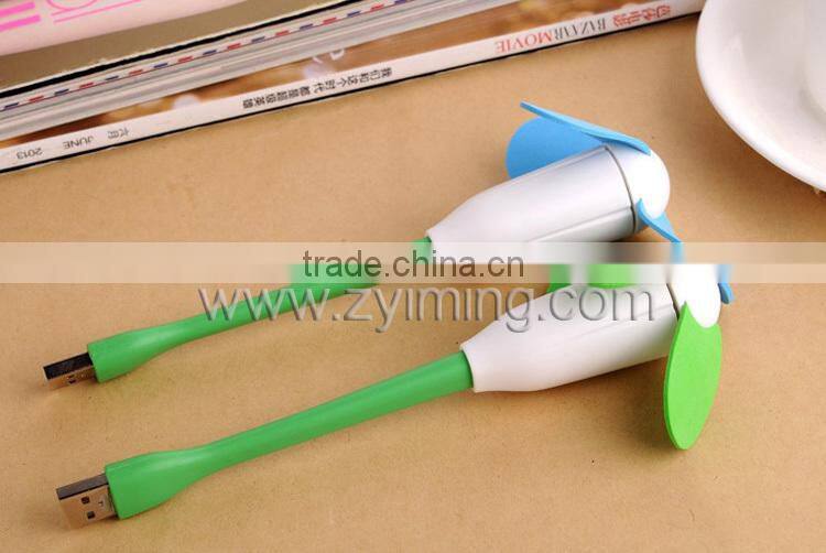Zyiming hot selling summer mini fan YM-F28 mini usb fan with customized led message