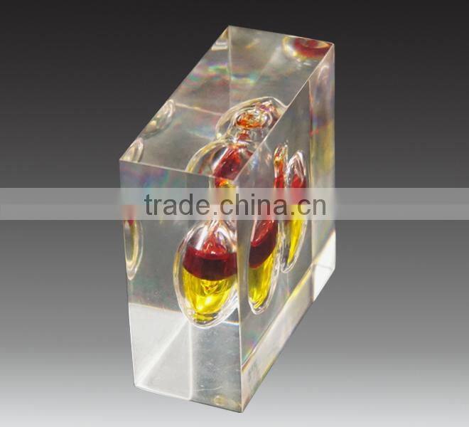 acrylic block sign holder