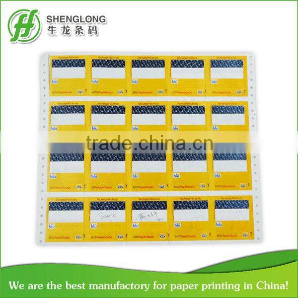 pay slip paper for bank transfer slip with secure oil