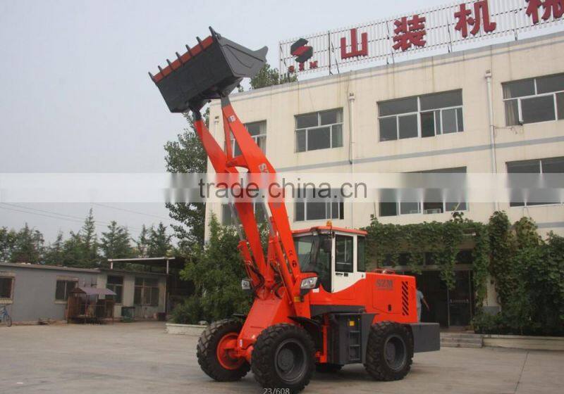 High dumping wheel loader with 4.5m dumping distance