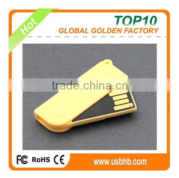 Best Price Rectangle Plastic Swivel usb memory stick