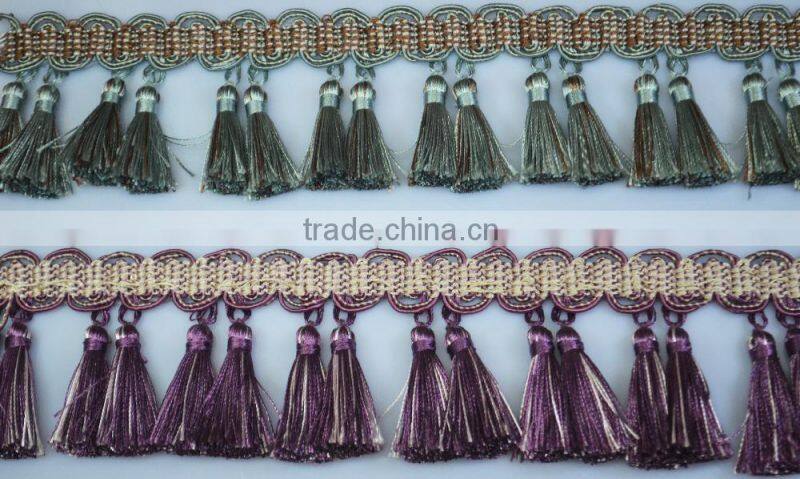 small tassel fringe for sofa,decorative tassels for curtains