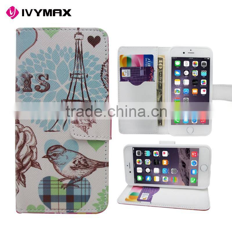 Free sample 2016 New Product cellphone case for iphone 6s Leather Wallet Case
