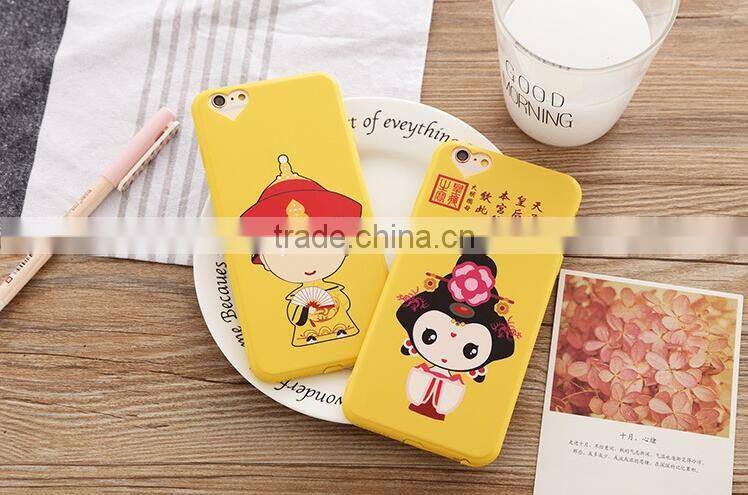 2016 silicone phone case/cute cartoon phone case for Iphone 5 5s