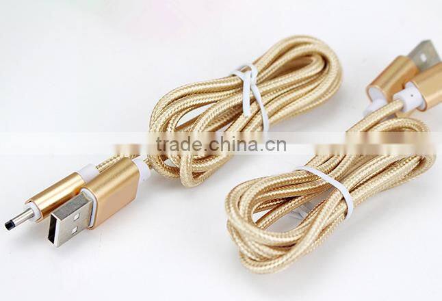 New Design micro USB Data Charging Cable For Android USB Cord Braided nylon data cable