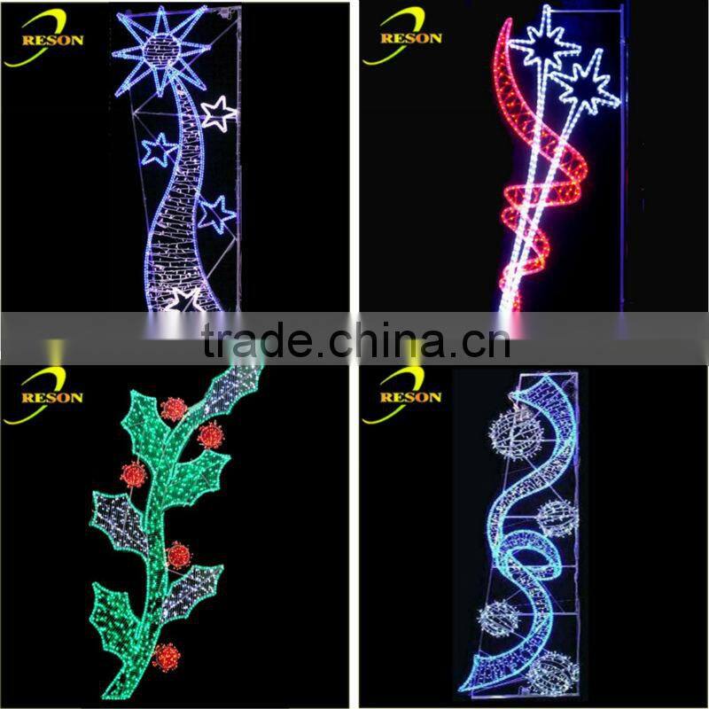 pole light decorative led street light christmas