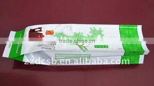 Plastic side-gusset tea bag/vacuum tea bag