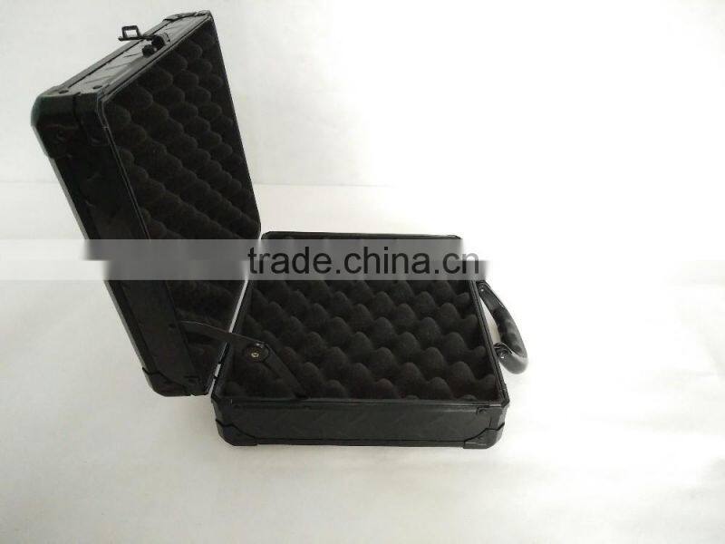 black aluminum tool case plastic surface tool case