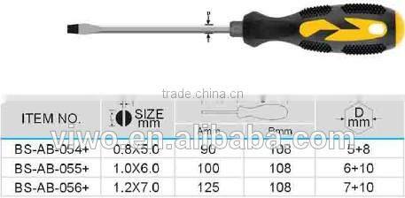 Slotted with bolster screwdriver
