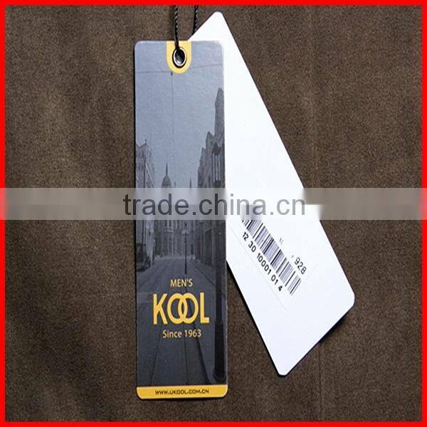 Hot Sale Colorful Printed Paper Hangtags For Clothing With Rope