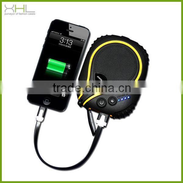 Shockproof mobile power bank charger with SOS function