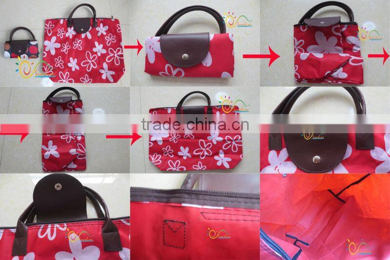 Easy Carry Foldable Shopping Trolley Bag,Ladies Trolley Tote Bag