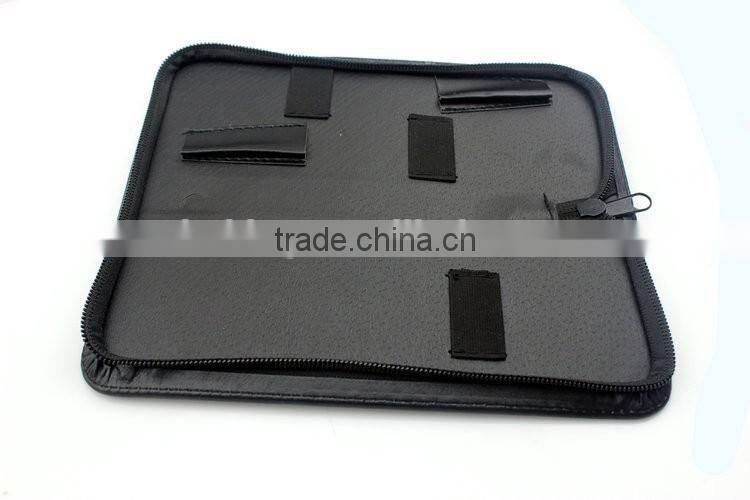 PU Bags Leather Professional Hairdressing Shear Scissor Pouch Double Scissors Packing Bag Storage Case
