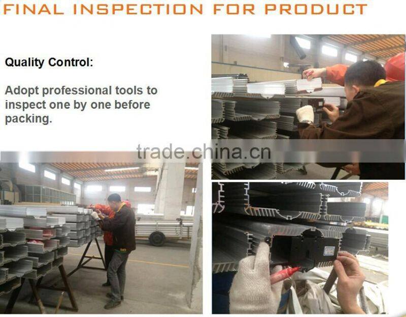 WOW!!!20 years AL6061-T5/AL6063-T5 extruded grey wood grain outdoor products profiles aluminium /aluminum fence board railing