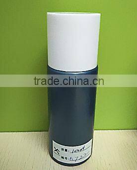 Personal care cosmetic use 100ml PET plastic material bottle with silver cap and lotion pump
