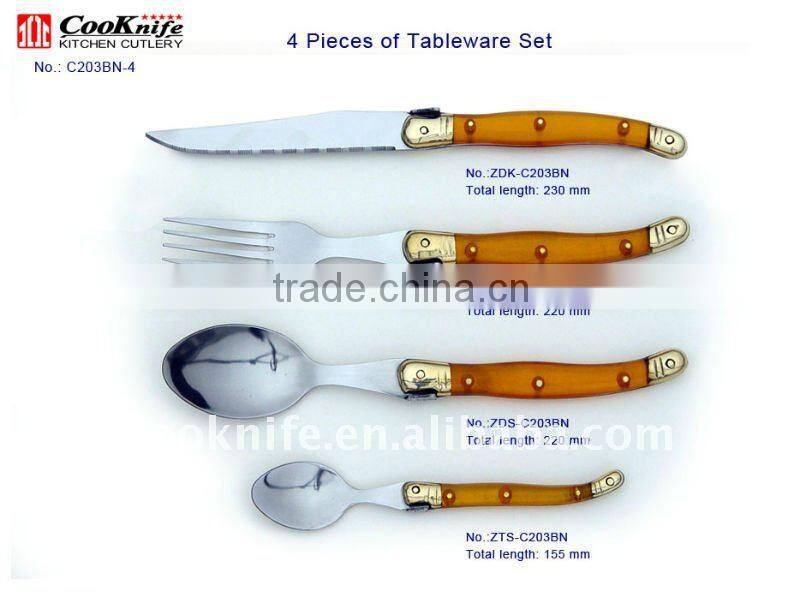 6Pcs Plastic Picnic Tableware Set Travel Picnic Set