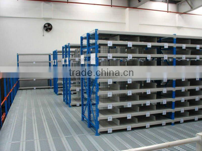 Multi long span shelving pallet racking