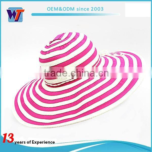 Wholesale fashion fedora hat paper braid straw hat