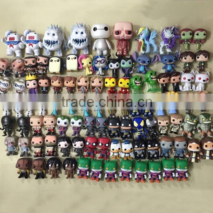 small plastic figure toy manufacture anime film movies 3D Q edition action figurine OEM&ODM Custome 1/18 pvc cartoon Figure