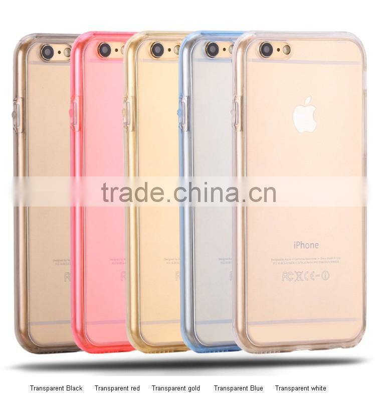 High Clear cheap for iPhone 6 360 degree full cover tpu case cover