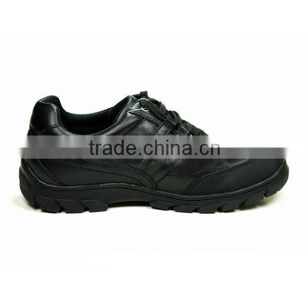 OEM Welcomed Breathable Mesh Lining Black Action Shoes for Kids