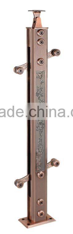 850mm decorative antique brass plating Aluminum alloy Handrails