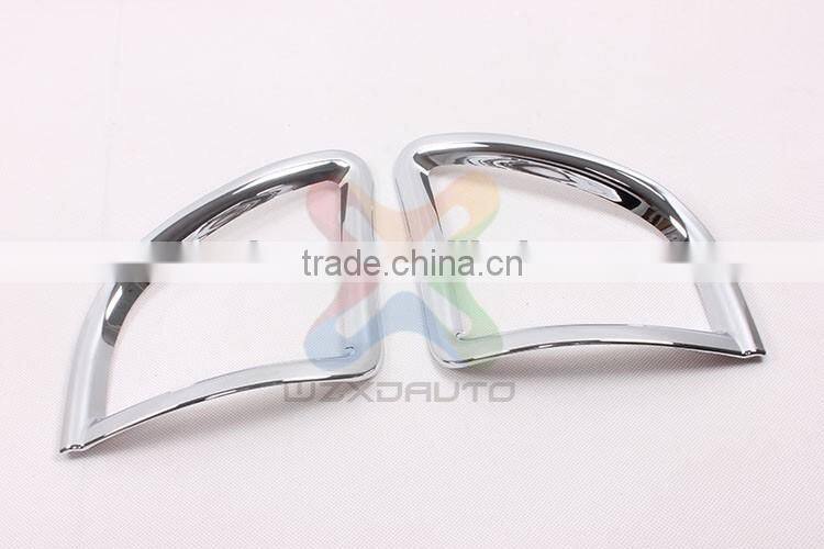 Chrome Rear Tail Fog Light Lamp Cover Trim 2pcs REAR FOG LAMP COVER FOR PEUGEOT PG 2008