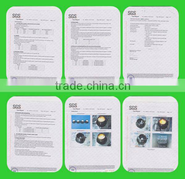 Unique scened birthday candles in glass jar with gift box