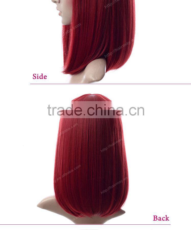 Factory price Heat Resistant Fiber synthetic hair wig