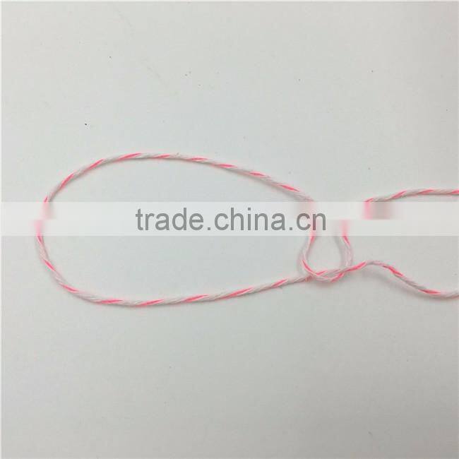 Wholesale High Quality 1mm Polyester Double-Color Twist Rope