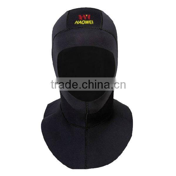 wetsuit hood for diving and surfing