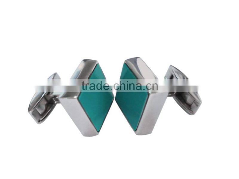 nickel free titanium metal cufflink,men fashion rhinestone cufflinks