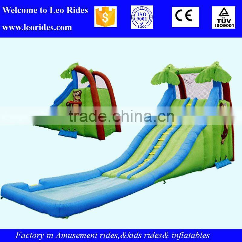 New largest inflatable floating water slide for pool