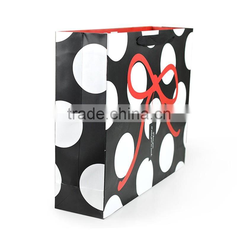 printing classical string dot with tag paper bag