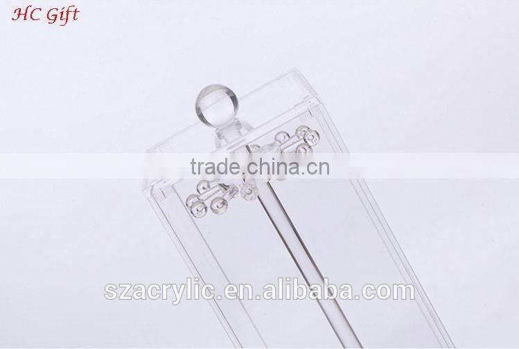 High transparent import small acrylic necklace display box jewelry display box