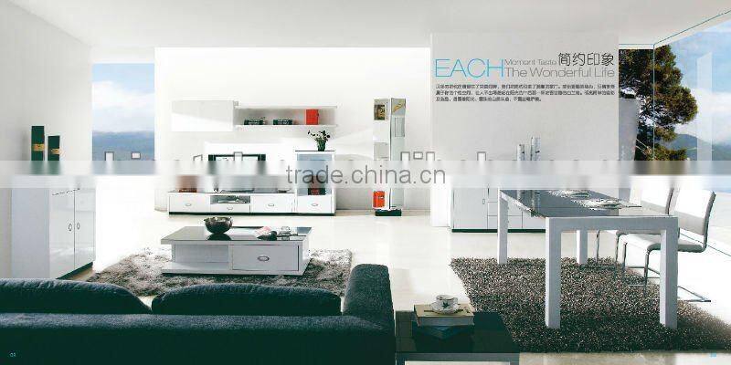 modern hot selling high gloss MDF dining table