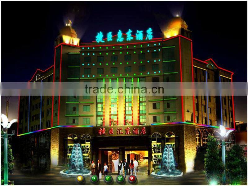 dmx512 led rgb wall washer 36w