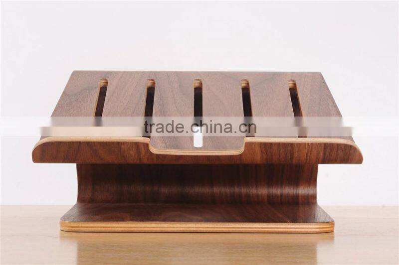 Most popular wood cooling stand holder for laptop/notebooks/stand holder for electronic device