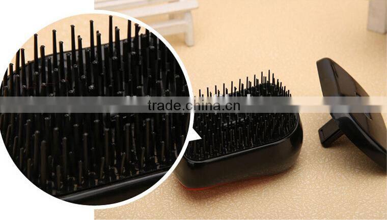 Newest Korea Style Wholesale Head Massage Rainbow ABS Hairdressing Comb