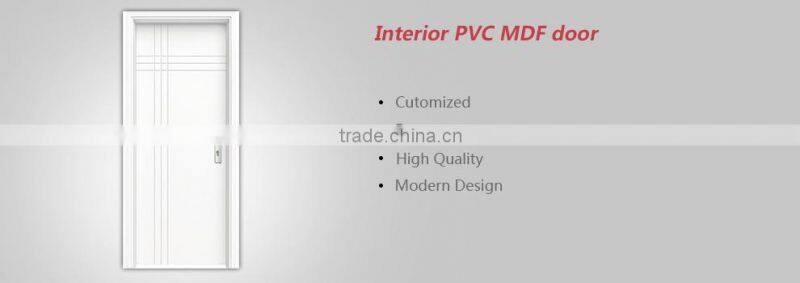 SC-P052 White color PVC door design