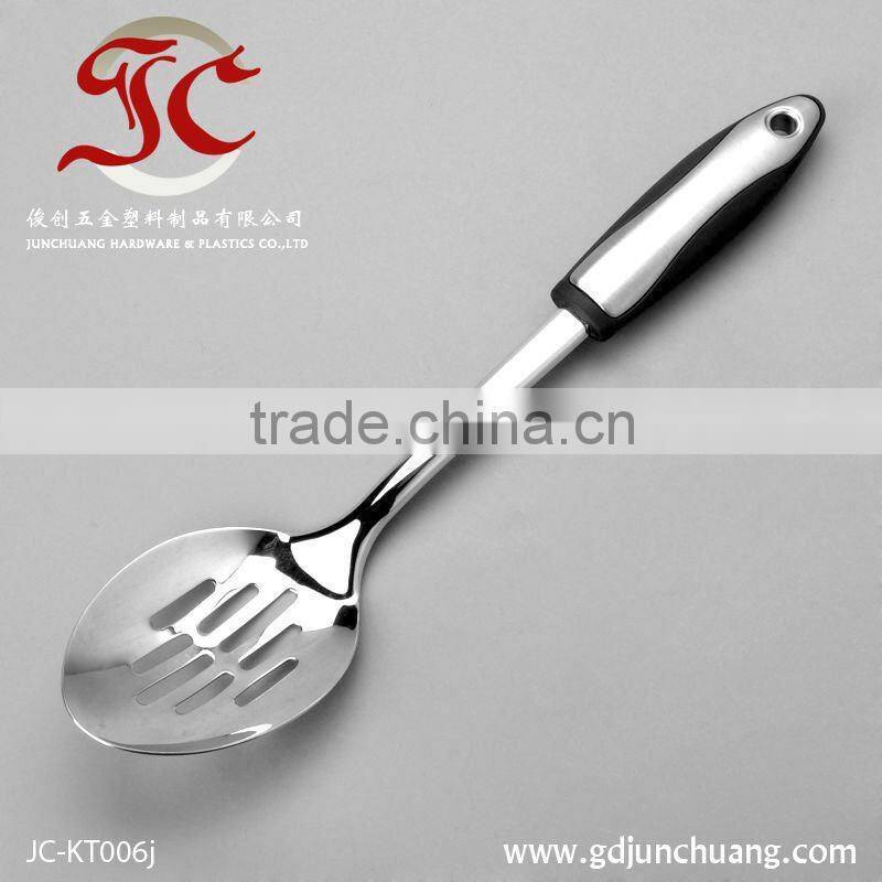 Stainless steel slotted spoon for kitchenware