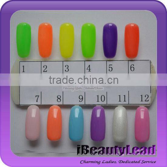 nail uv gel glow in dark gel polish with 24 different colors