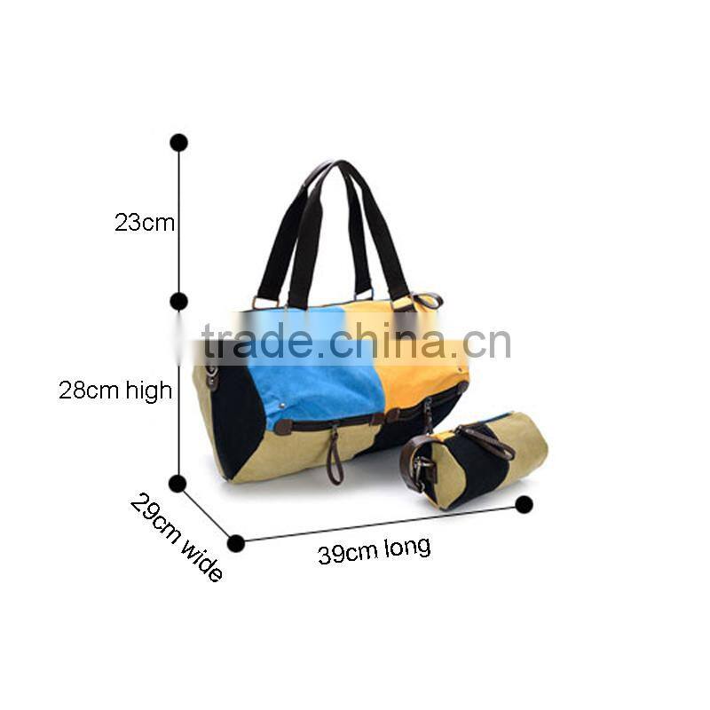modern design wholesale genuine canvas shoulder bag
