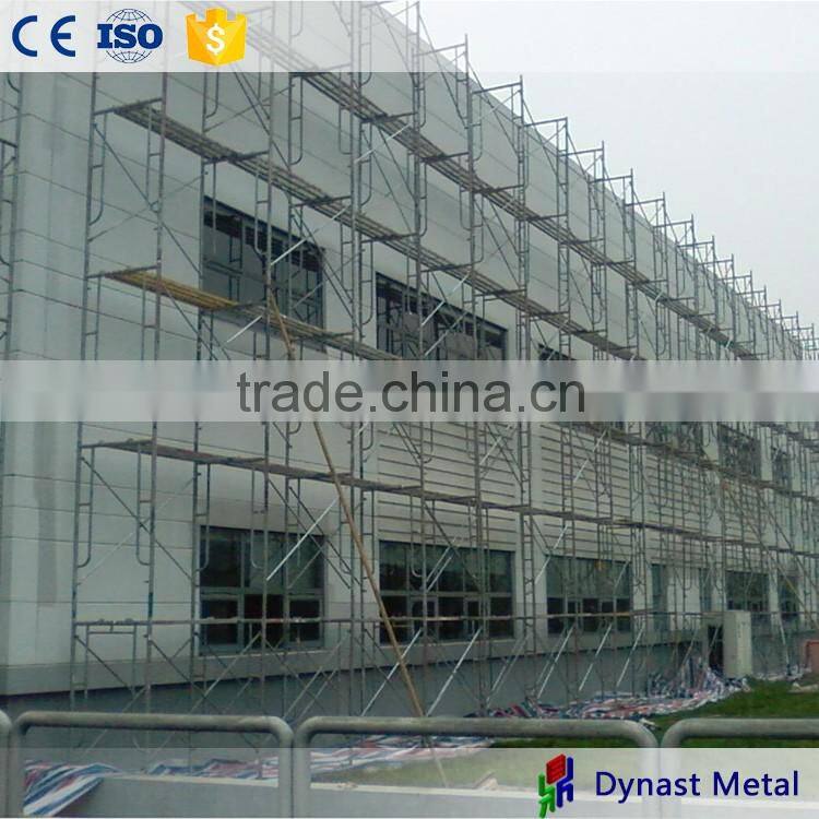 Made in China Wuxi scaffolding constructions Q235 steel hot sale hot dip galvanized Mason H ladder frame scaffolding