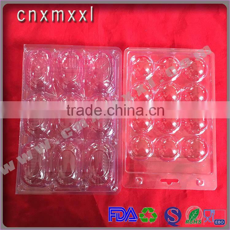 2016 food grade 9-paking kiwi fruit plastic trinket box with great price