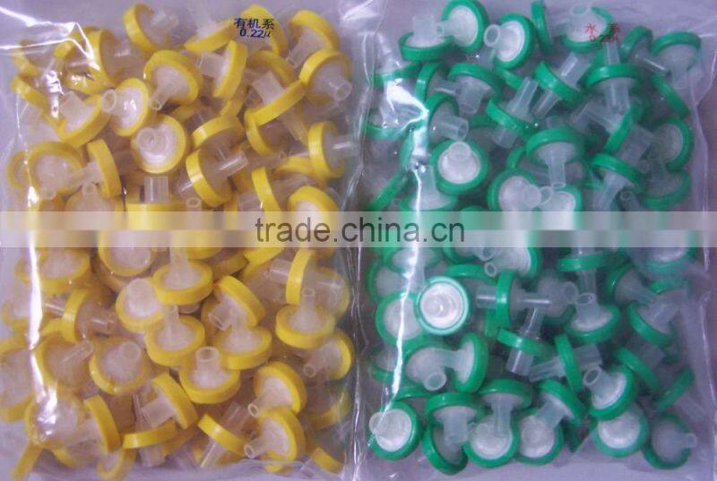 PTFE syringe air filter for types of chemical reagents