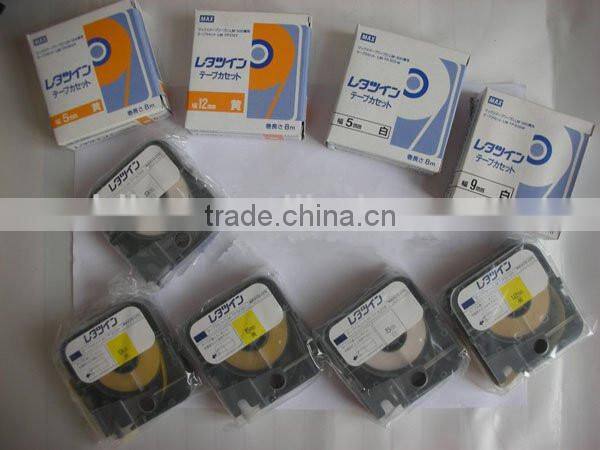 tape cassette LM-TP309T (9mm,Transparent) MAX electronic lettering machine tube marking machine