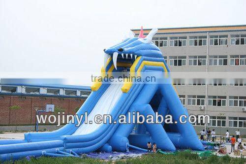 Made in Zhengzhou Inflatable dinosaur slide