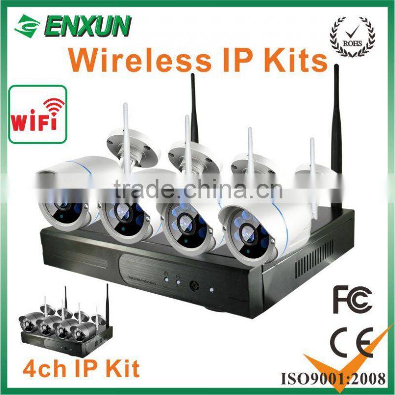 best quality wifi ip camera with nvr kit support p2p cctv camera system home security